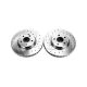 FITS 17-19 Audi Evolution Drilled & Slotted Rotors - Pair