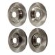 Brake Disc and Pad Kit For 2006 Mazda 3 Front and Rear Bult from 11/2005