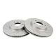 11.69in Front Drilled Slotted Rotors + Ceramic Brake Pads for 2014-2018 Mazda 6