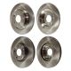 For Mazda 3 2004-2013 Brake Discs Driver and Passenger Side Pair Front | 5 Lugs