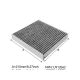 For Kia 1.6L 2.5L 21-24 97133-L1000 97133-N9100-Pollen Cabin Air Filter