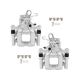 For 2010-2014 VW Golf Rear Left Disc Brake Calipers w/ Bracket Pair