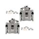 Rear Pair Brake Calipers w/Bracket Single Piston For Vw Golf Audi
