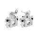 Rear Left Brake Calipers w/ Bracket Pair For 2011-2016 Volkswagen Eos