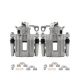 Rear Brake Calipers Single Piston For Vw Golf Audi w/ Bracket Set