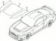 2024 Ford Mustang Hood Stripe PR3Z-6320001-KA