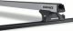 Rhino Rack 1991-1997 Toyota Previa 5dr Wagon Heavy Duty RLTF Trackmount Silver 2 Bar Roof Rack JA8731