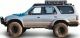 Sherpa The Matterhorn Full Height Aluminum Roof Rack with Crossbars Made for 1996-2002 Toyota 4Runner