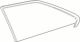 Toyota SIENNA (2021; 2022; 2023; 2024) Quarter Glass - 6274008171. Side panel. Glass. Left.Toyota. Rear Left