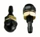 One Pair Replacement Vaporific Front Windshield Washer Nozzles (Black)
