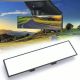 TRANSWARPS Rear View Mirror, Universal Interior Clip-on Wide Angle Mirror,Flat HD Rearview Mirror, Anti Glare, Clear Tint, Accessories for Car SUV