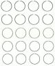 Steel Piston Rings Set | Compatible with Toyota 1.8l 1796 Dohc 16V 2zzge | Standard Size