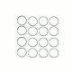 Toyota 00591-53879-81 PISTON RING SET 4 CYL STD CONTINENTAL F163 TY00591-53879-81