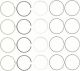 4x Piston Ring Set Fits For 2000 2001 2002 2003 2004 2005 Toyota