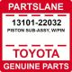 13101-22032 Toyota Genuine Piston Sub-assy, W/pin