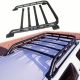 Roof Rack Cargo Basket for 2010-2024 Toyota 4Runner Rooftop Luggage Carrier Aluminum