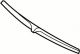 863553M300 - Hyundai Hood Molding (Front, Upper)