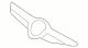 86320D2400 Hyundai / KIA Mark Assembly-hood Top