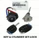 2016-2021 Hyundai Tucson Genuine OEM KEY & CYLINDER SET-LOCK Door Lock Key & Cylinder Set 81905D3080 | Front | Button Key | Easy Installation