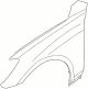 2009-2014 Hyundai Genesis Fender 66320-3M000