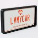 Lvmycar Bumpguard Protective License Plate Frame & Bumper Guard Slim Yet Tough