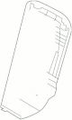 2007-2009 Hyundai Santa Fe Frame Cover 88370-0W000-J4R