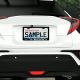 2x For Hyundai Accessory Mountain Raised Car License Plate Frame Cover