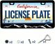 For Hyundai Accessories Mountain Raised Car License Plate Frame Cover
