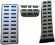 3PC Stainless Steel Pedals Set for Hyundai Tucson Santa Fe Sonata IX35 Elantra | Silver | China | 6 Months Manufacturer Warranty | Push-On | Pedal Set