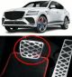 Hyundai Genesis GV80 Coupe Genuine OEM Alloy Metal Brake Pedal Pad 32825 T1200 | Silver | Clip-On | Korea | Pedals