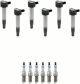 Denso 6 Ignition Coil 6 Bosch Iridium Spark Plugs Kit For Is300 Rc350