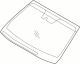 Hyundai Santa Fe Windshield - 86110S2120. Glass Assembly - Windshield. A Windshield for a vehicle.