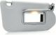 Driver Side Sun Visor Gray W/Mirror for Nissan Pathfinder Infiniti QX60 JX35