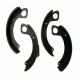 Premium Parking Brake Shoes for 87-04 Mitsubishi Fuso FH FK Goodyear Gys1013