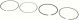 Mahle Piston Ring Set, - per Piston