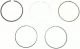 2019-2024 Chevrolet Silverado 1500 0.5mm Oversize Piston Ring Kit With Compression Rings Oil Ring Rail Spacer And Oil Ring Rails 12691927