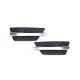 Pair Chromium Fog Lamp Cover For 2012-2014 -Benz W204 C250 C350 C-Class