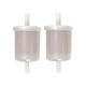 2PK Fuel Filters For Kubota BX1860 BX1870 BX1880 BX2200D BX23D BX23S BX24D BX25