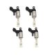4X FJ1123 Fuel Injectors For BMW 1 Series 114i 116i 118i 120i 1.6L #0261500073