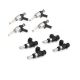 Cylinder + Manifold Fuel Injectors Set For VW GTI Audi A3 A4 2.0 CNC CHH