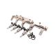 Set of 4 Injectors**WITH RAIL** For 2005-2009 Audi Quattro 2.0L I4