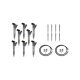 LLY 04.5-05 CHEVY/GMC DURAMAX 6.6L DIESEL INJECTOR SET RETURN KIT and GLOW PLUGS