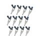12 x Fuel Injectors for 62811 760 E65 7 Series BMW 760i 760Li 2003-2008 FJ742