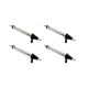 SET-BS62437-4 Bosch Set of 4 Fuel Injectors Gas for MB Mercedes E Class GLA250
