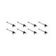 SET-BS62437-8 Bosch Fuel Injectors Gas Set of 8 for MB Mercedes E Class GLA250