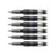 6X Fuel Injector RE524369 for DENSO 6081T Tractor Diesel Engine