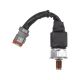 Fuel Oil High Pressure Sensor 4954245 5PP5-3 with Plug Cable for Cummins ISX QSB 6.7L Engine 1760323 71647971