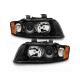 Headlight Assembly Driver & Passenger Side Set Fits 2002-2005 Audi S4