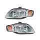 Headlight Assembly Set Fits 2005-2009 Audi Quattro 2007-2009 S4