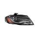 HID Headlight 2009-2010 Audi B8 w/o AFS DRL Projector Passenger Side